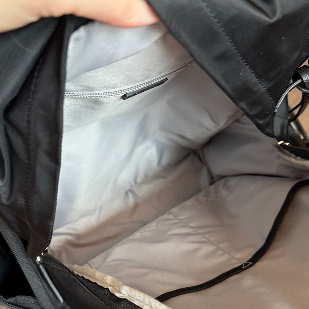 Tumi Black Backpack with Gold Hardware - Picture 2 of 6